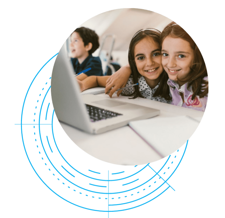 girls learning how to code